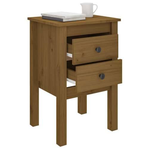 Noćni ormarići 2 kom boja meda 40x35x61,5 cm od borovine - boja meda 2 Cijena