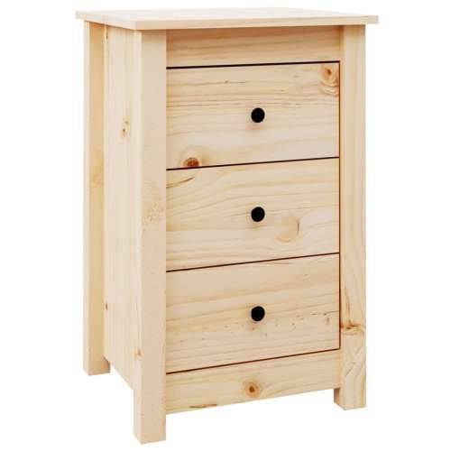 Noćni ormarići 2 kom 40x35x61,5 cm od masivne borovine - Prirodna 2 Cijena