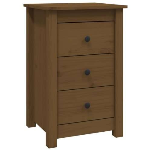 Noćni ormarići 2 kom boja meda 40x35x61,5 cm od borovine - boja meda 2 Cijena