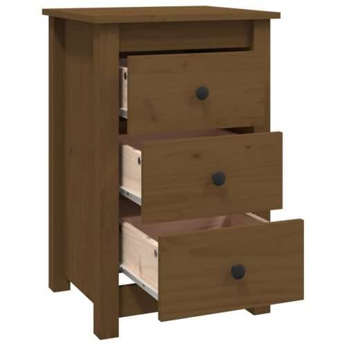 Noćni ormarići 2 kom boja meda 40x35x61,5 cm od borovine - boja meda 2 Cijena