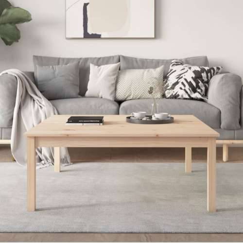 Stolić za kavu 100 x 100 x 40 cm od masivne borovine - Prirodna 100 x 100 x 40 cm 1 Cijena