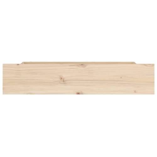 Ladice za krevet 4 kom od masivne borovine - Prirodna 90 x 57 x 18 cm Cijena