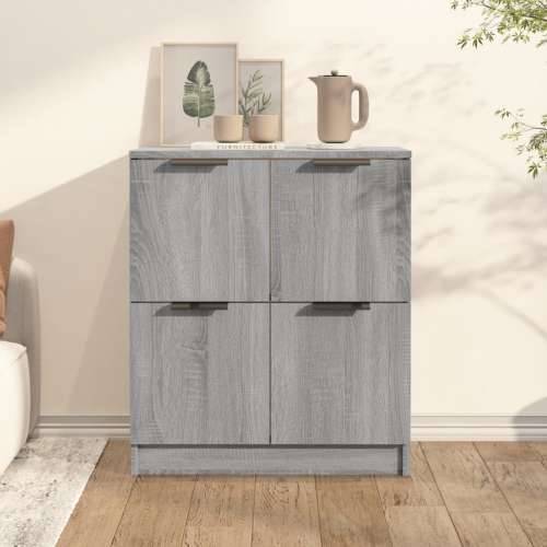 Komoda boja hrasta sonome 60 x 30 x 70 cm od konstruiranog drva - Sivi hrast sonoma 1 Cijena