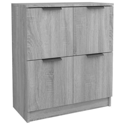 Komoda boja hrasta sonome 60 x 30 x 70 cm od konstruiranog drva - Sivi hrast sonoma 1 Cijena