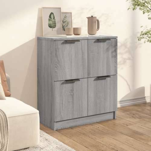 Komoda boja hrasta sonome 60 x 30 x 70 cm od konstruiranog drva - Sivi hrast sonoma 1 Cijena