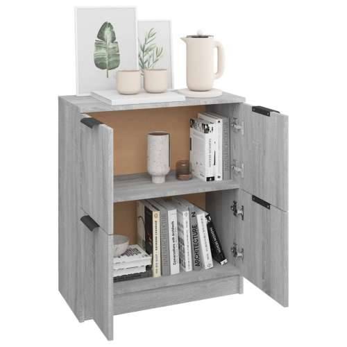 Komoda boja hrasta sonome 60 x 30 x 70 cm od konstruiranog drva - Sivi hrast sonoma 1 Cijena