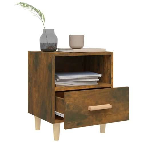 Noćni ormarići 2 kom boja dimljenog hrasta 40 x 35 x 47 cm - Dimljeni hrast 2 Cijena