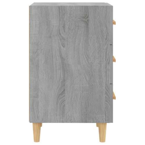 Noćni ormarić boja hrasta sonome 40x40x66 cm konstruirano drvo - Sivi hrast sonoma 1 Cijena