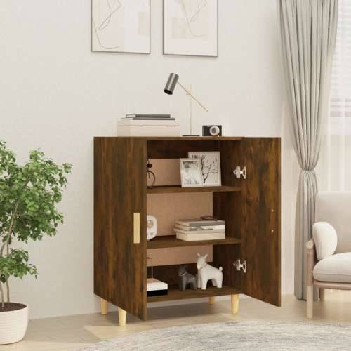 Komoda boja dimljenog hrasta 70x34x90 cm od konstruiranog drva - Dimljeni hrast 1 Cijena