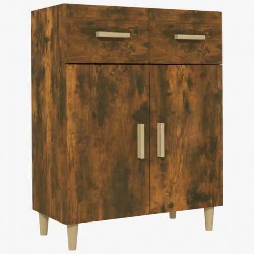 Komoda boja dimljenog hrasta 69,5x34x89 cm konstruirano drvo - Dimljeni hrast 1 Cijena