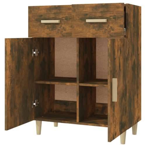 Komoda boja dimljenog hrasta 69,5x34x89 cm konstruirano drvo - Dimljeni hrast 1 Cijena