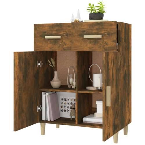 Komoda boja dimljenog hrasta 69,5x34x89 cm konstruirano drvo - Dimljeni hrast 1 Cijena