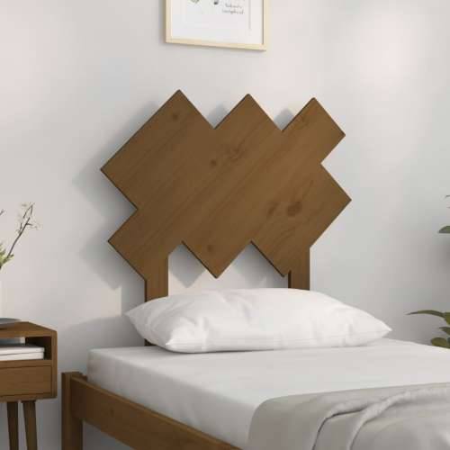 Uzglavlje za krevet boja meda 72,5x3x81 cm masivna borovina - boja meda 72.5 x 81 cm 1 Cijena