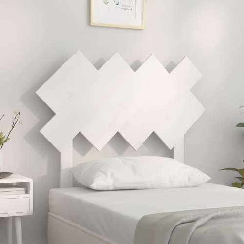 Uzglavlje za krevet Bijela 92x3x81 cm od masivne borovine - Bijela 92 x 81 cm 1 Cijena