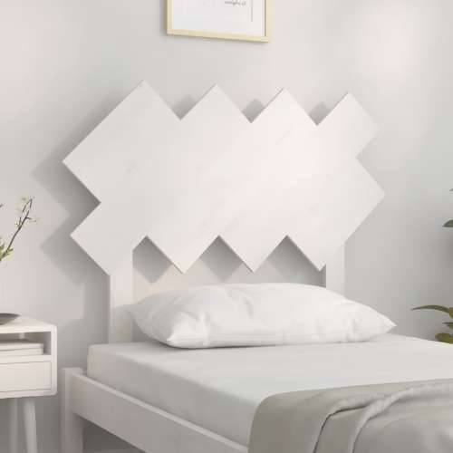 Uzglavlje za krevet Bijela 92x3x81 cm od masivne borovine - Bijela 92 x 81 cm 1 Cijena