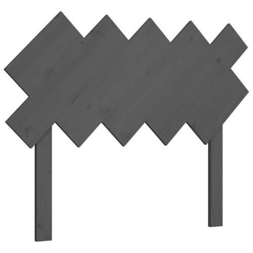 Uzglavlje za krevet sivi 104x3x80,5 cm od masivne borovine - Siva 104 x 80.5 cm 1 Cijena