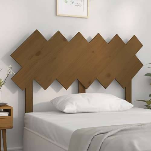 Uzglavlje za krevet boja meda 122,5x3x80,5 cm masivna borovina - boja meda 122.5 x 80.5 cm 1 Cijena