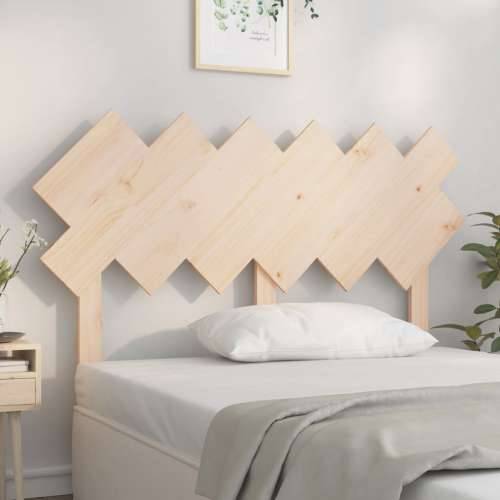 Uzglavlje za krevet 132x3x81 cm od masivne borovine - Prirodna 132 x 81 cm 1 Cijena