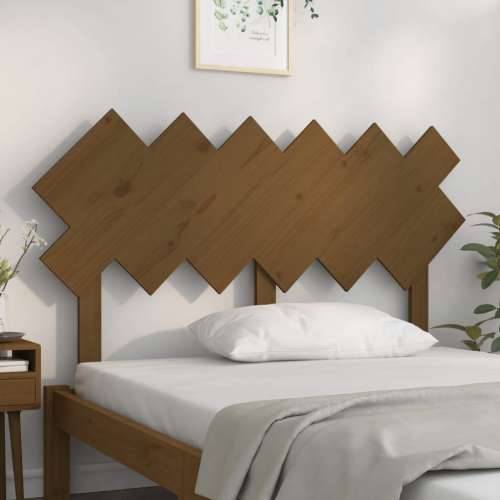 Uzglavlje za krevet boja meda 132x3x81 cm masivna borovina - boja meda 132 x 81 cm 1 Cijena