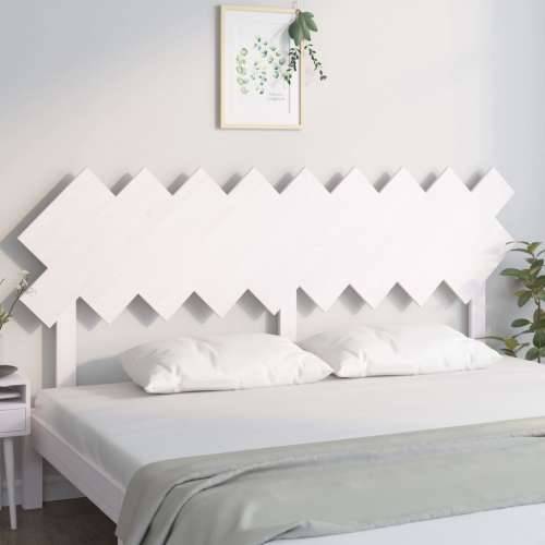 Uzglavlje za krevet Bijela 178x3x80,5 cm od masivne borovine - Bijela 178 x 80.5 cm 1 Cijena