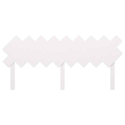 Uzglavlje za krevet Bijela 178x3x80,5 cm od masivne borovine - Bijela 178 x 80.5 cm 1 Cijena