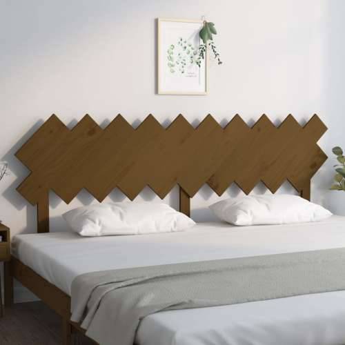 Uzglavlje za krevet boja meda 196x3x80,5 cm masivna borovina - boja meda 196 x 80.5 cm 1 Cijena