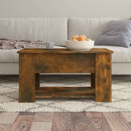 Stolić za kavu boja hrasta 79 x 49 x 41 cm konstruirano drvo - Dimljeni hrast 79 x 49 x 42.5 cm 1 Cijena