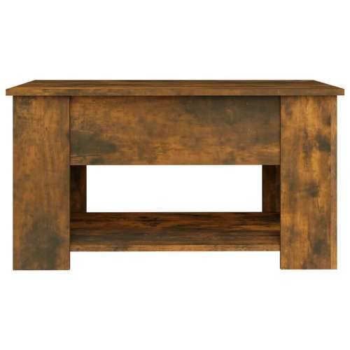 Stolić za kavu boja hrasta 79 x 49 x 41 cm konstruirano drvo - Dimljeni hrast 79 x 49 x 42.5 cm 1 Cijena
