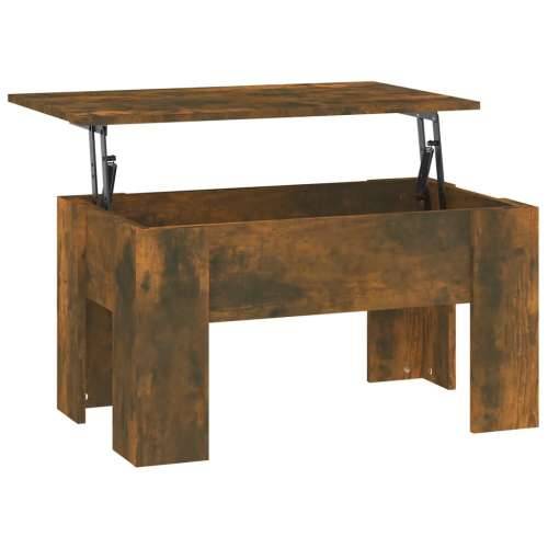 Stolić za kavu boja hrasta 79 x 49 x 41 cm konstruirano drvo - Dimljeni hrast 79 x 49 x 42.5 cm 1 Cijena