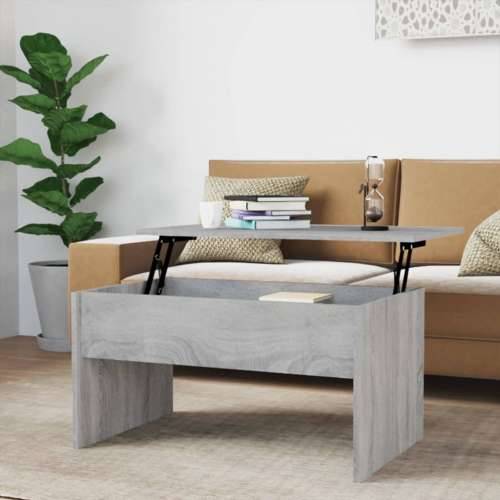 Stolić za kavu boja hrasta 80x50,5x41,5 cm konstruirano drvo - Sivi hrast sonoma 80 x 50 x 41.5 cm 1 Cijena