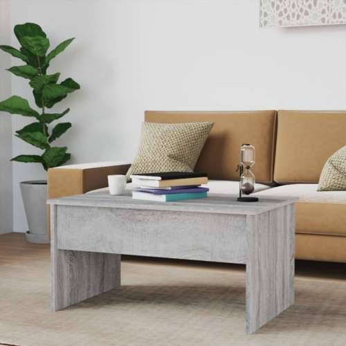 Stolić za kavu boja hrasta 80x50,5x41,5 cm konstruirano drvo - Sivi hrast sonoma 80 x 50 x 41.5 cm 1 Cijena