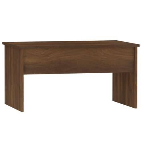 Stolić za kavu Smeđa hrasta 80x50,5x41,5 cm konstruirano drvo - Smeđi hrast 80 x 50 x 41.5 cm 1 Cijena