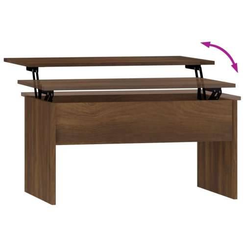 Stolić za kavu Smeđa hrasta 80x50,5x41,5 cm konstruirano drvo - Smeđi hrast 80 x 50 x 41.5 cm 1 Cijena