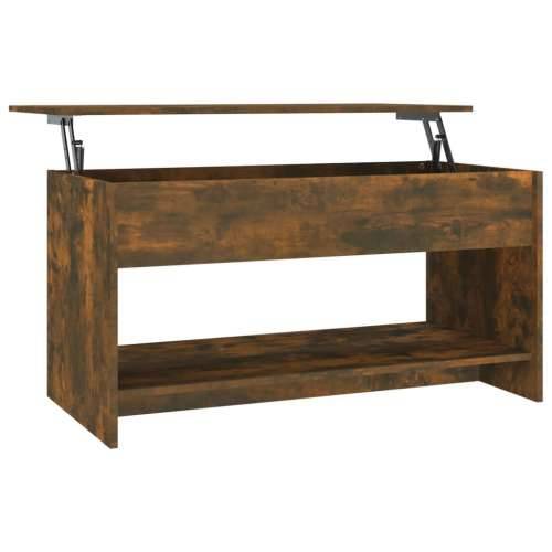 Stolić za kavu boja hrasta 102x50x52,5 cm konstruirano drvo - Dimljeni hrast 102 x 50 x 52.5 cm 1 Cijena