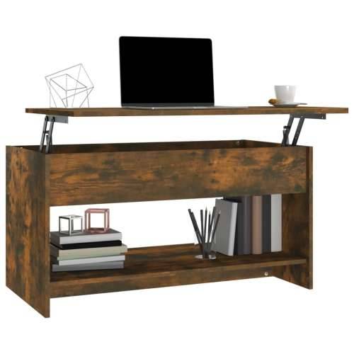 Stolić za kavu boja hrasta 102x50x52,5 cm konstruirano drvo - Dimljeni hrast 102 x 50 x 52.5 cm 1 Cijena