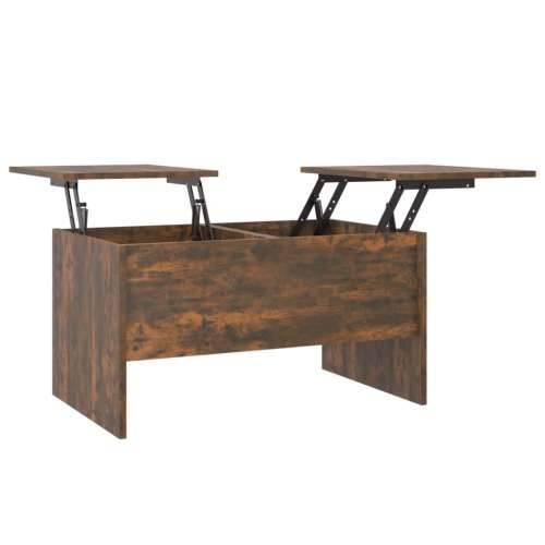 Stolić za kavu boja hrasta 80x50x42,5 cm konstruirano drvo - Dimljeni hrast 80 x 50 x 42.5 cm 1 Cijena