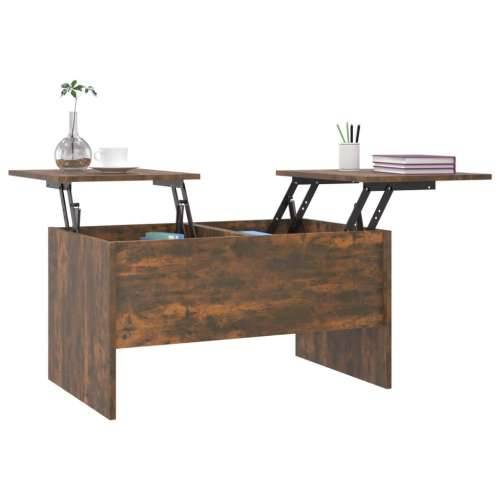 Stolić za kavu boja hrasta 80x50x42,5 cm konstruirano drvo - Dimljeni hrast 80 x 50 x 42.5 cm 1 Cijena