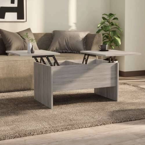 Stolić za kavu boja hrasta 80x50x42,5 cm konstruirano drvo - Sivi hrast sonoma 80 x 50 x 42.5 cm 1 Cijena