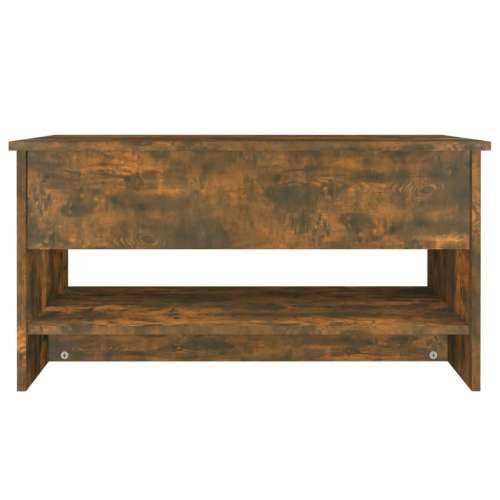 Stolić za kavu boja hrasta 80x50x40 cm konstruirano drvo - Dimljeni hrast 80 x 50 x 41.5 cm 1 Cijena