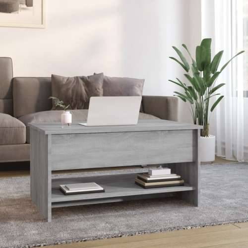 Stolić za kavu boja hrasta 80 x 50 x 40 cm konstruirano drvo - Sivi hrast sonoma 80 x 50 x 41.5 cm 1 Cijena