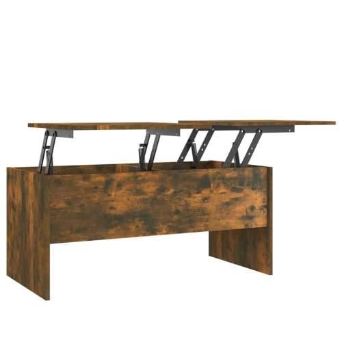 Stolić za kavu boja hrasta 102x50,5x46,5 cm konstruirano drvo - Dimljeni hrast 102 x 50 x 46.5 cm 1 Cijena