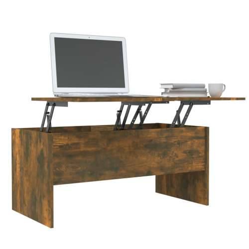 Stolić za kavu boja hrasta 102x50,5x46,5 cm konstruirano drvo - Dimljeni hrast 102 x 50 x 46.5 cm 1 Cijena