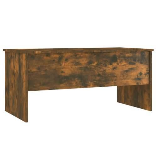 Stolić za kavu boja hrasta 102x50,5x46,5 cm konstruirano drvo - Dimljeni hrast 102 x 50 x 46.5 cm 1 Cijena