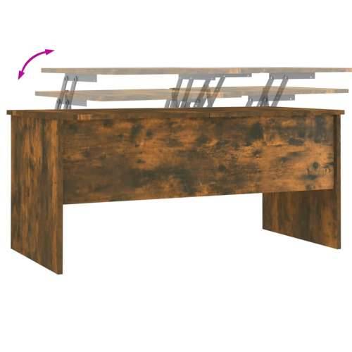Stolić za kavu boja hrasta 102x50,5x46,5 cm konstruirano drvo - Dimljeni hrast 102 x 50 x 46.5 cm 1 Cijena