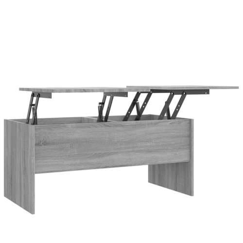 Stolić za kavu boja hrasta 102x50,5x46,5 cm konstruirano drvo - Sivi hrast sonoma 102 x 50 x 46.5 cm 1 Cijena