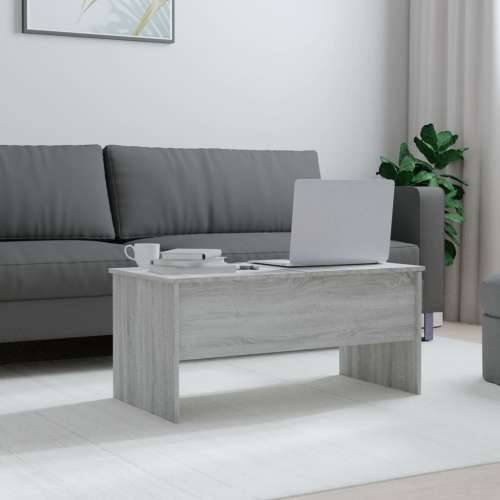 Stolić za kavu boja hrasta 102x50,5x46,5 cm konstruirano drvo - Sivi hrast sonoma 102 x 50 x 46.5 cm 1 Cijena