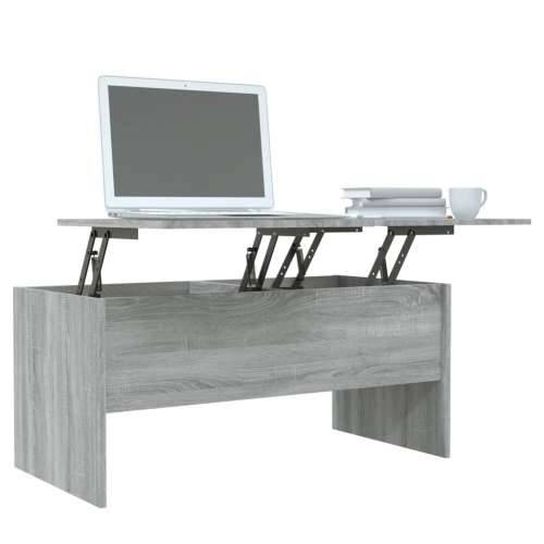 Stolić za kavu boja hrasta 102x50,5x46,5 cm konstruirano drvo - Sivi hrast sonoma 102 x 50 x 46.5 cm 1 Cijena
