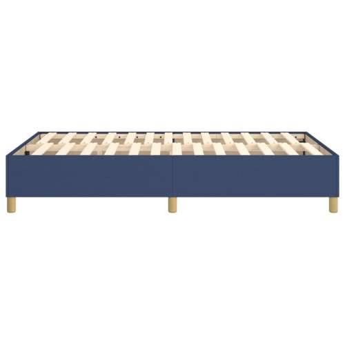Okvir za krevet plavi 120x200 cm od tkanine Cijena