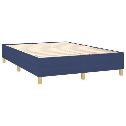 Okvir za krevet plavi 140 x 190 cm od tkanine Cijena