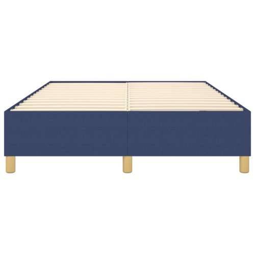 Okvir za krevet plavi 140 x 190 cm od tkanine Cijena